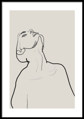 GALERIA PLAKATÓW BEŻOWY MINIMAL / 2 sztuki / 100x70cm