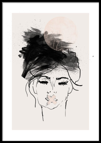 Była sobie kobieta na papierze 30x40 cm