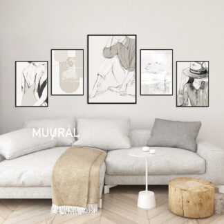 GALERIA PLAKATÓW SIENA / 5 sztuk /100x70cm