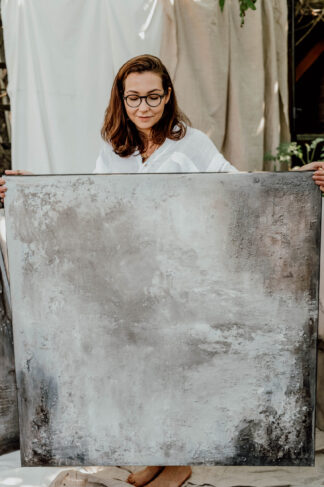 STRUKTURALNY 100x100cm SPRZEDANY