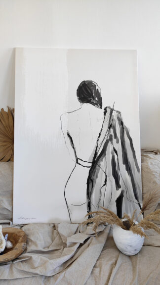 Poetka na płótnie 100×140 cm