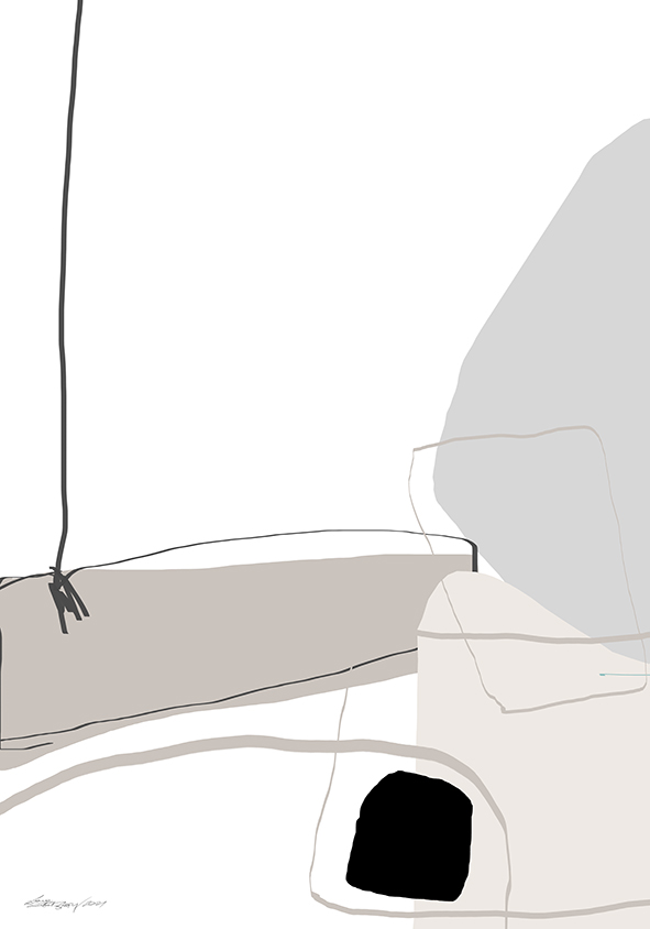 CIELISTA ABSTRAKCJA NO.3 na papierze