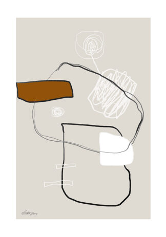 MIODOWA ABSTRAKCJA NO.2 na papierze