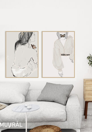 GALERIA PLAKATÓW MEDIOLANKA I ARGENTYNKA/ 2 sztuki / 50x70 cm