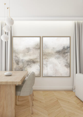 GALERIA OBRAZÓW NA PŁÓTNIE W OPRAWIE SZEPTY / 2 sztuki / 100x150cm