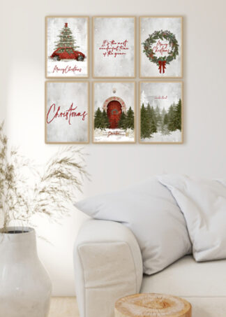 Czerwony napis Christmas